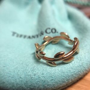 Tiffany Olive Leaf Band Ring